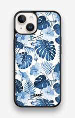 iPhone 14 Hard Case – Blue Tropics - View 1