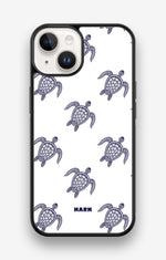 iPhone 14 Hard Case – Blue Turtles - View 1