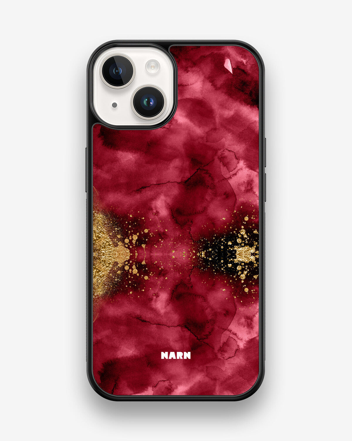 iPhone 14 Hard Case – Burgendy Shimmer - View 1
