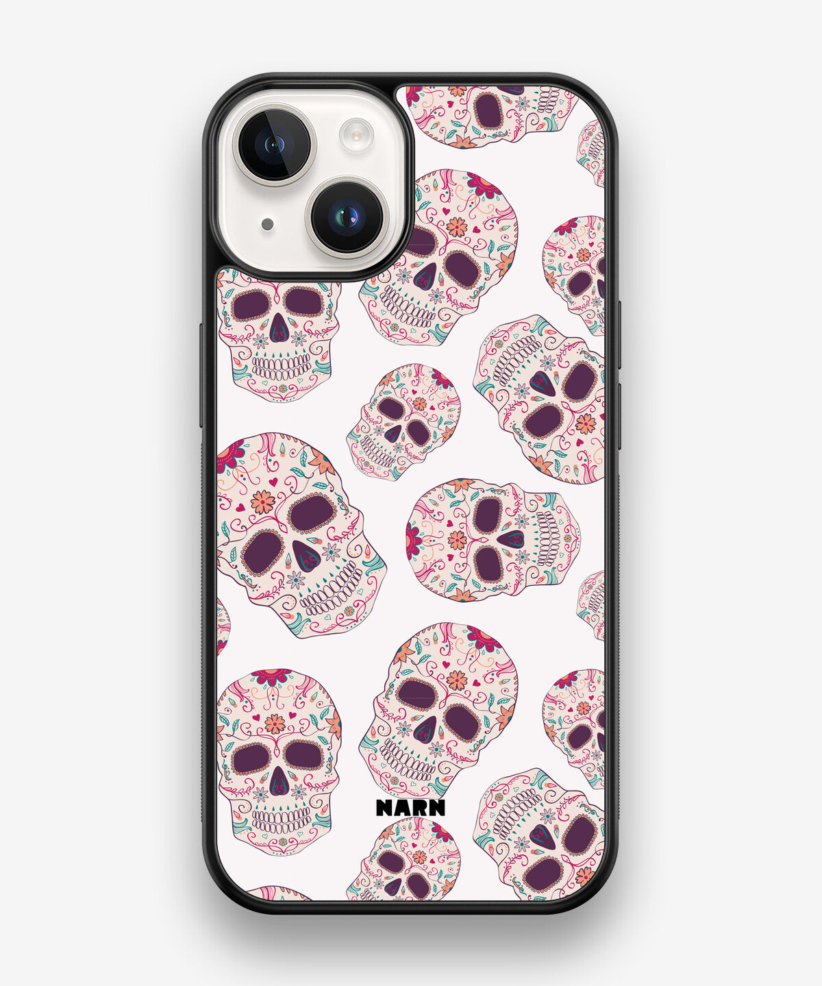 iPhone 14 Hard Case – Calavera Skulls - View 1