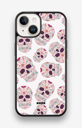 iPhone 14 Hard Case – Calavera Skulls - View 1