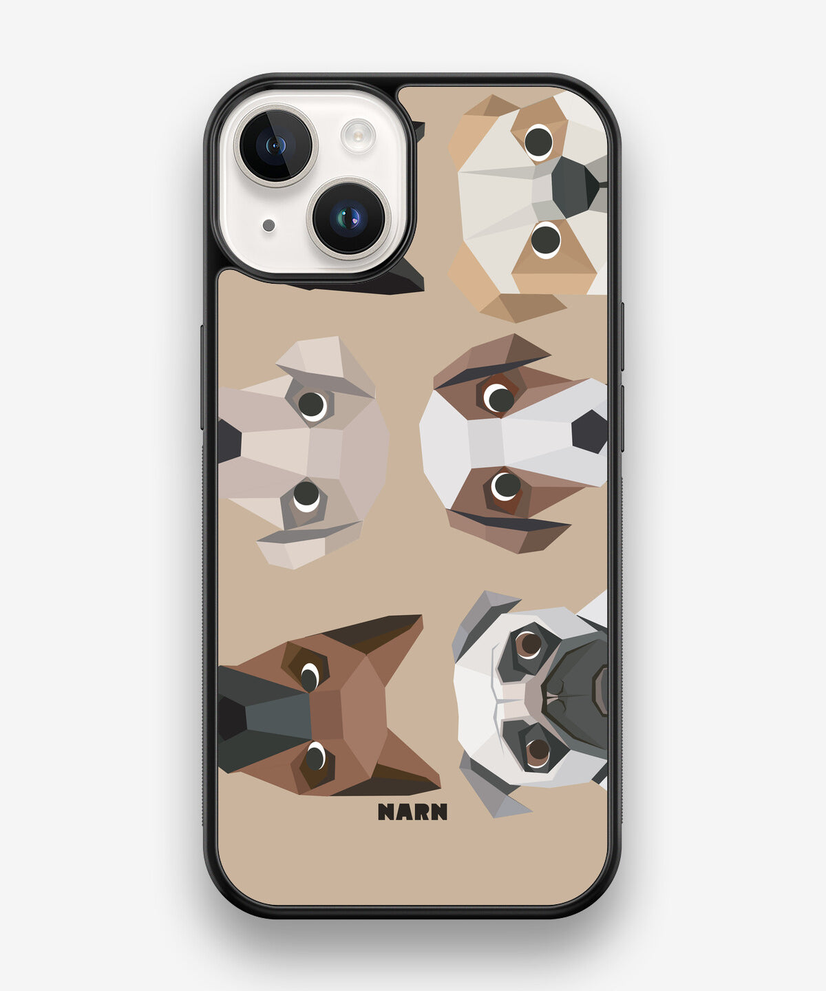 iPhone 14 Hard Case – Cute Dogs - View 1