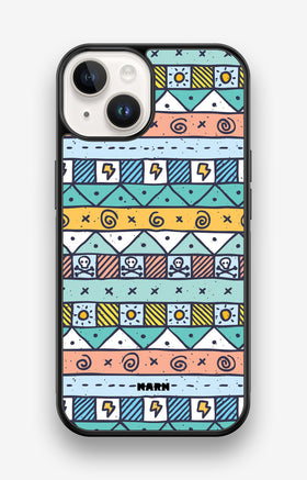 iPhone 14 Hard Case – Cute Pattern - View 1