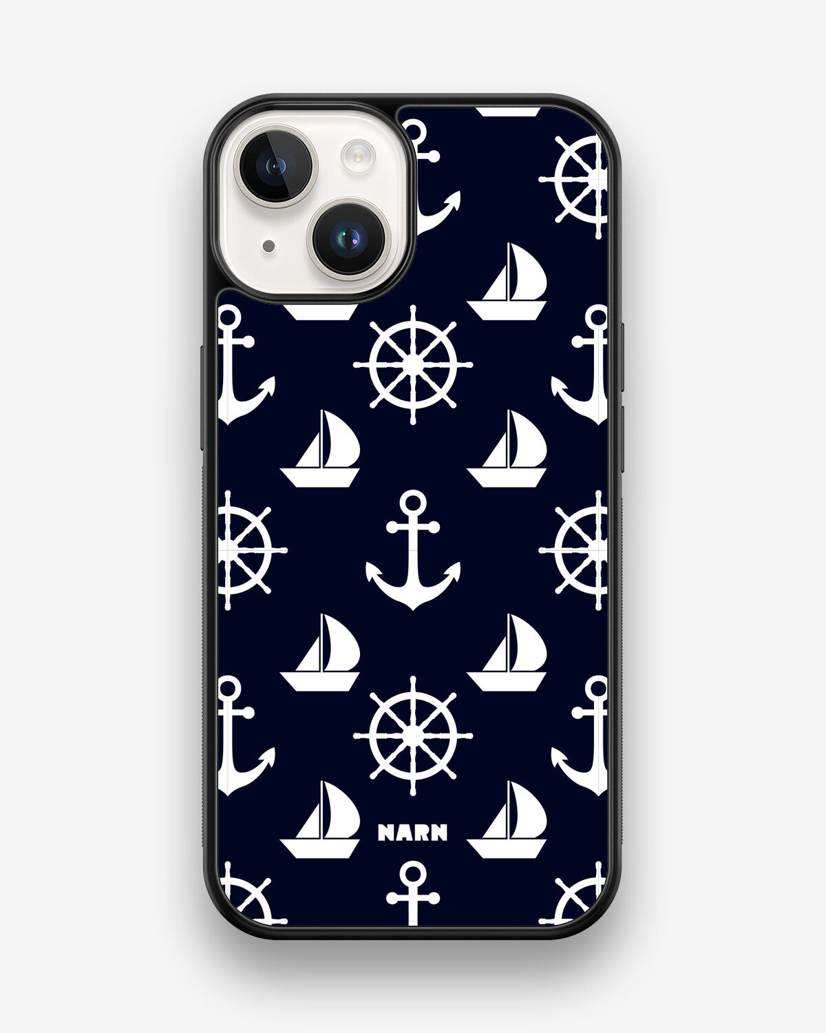 iPhone 14 Hard Case – Deep Blue Voyage - View 1