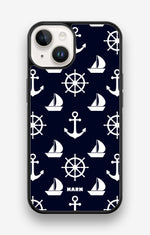 iPhone 14 Hard Case – Deep Blue Voyage - View 1