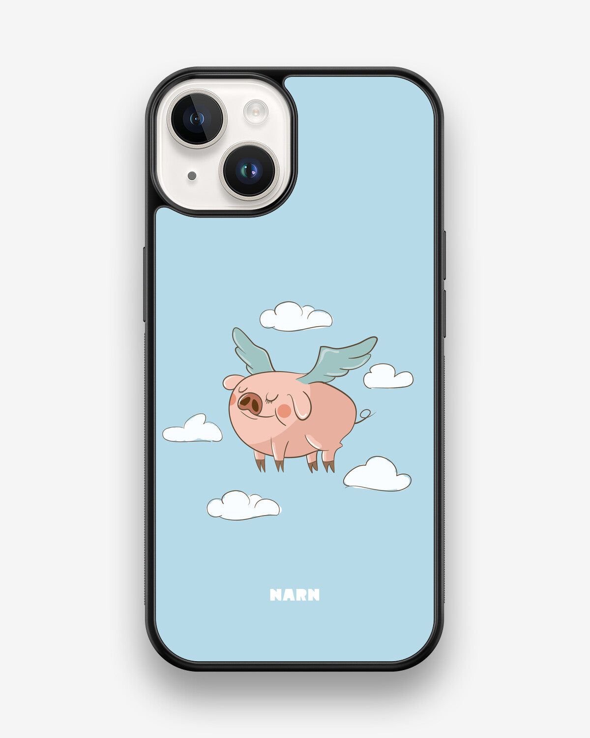 iPhone 14 Hard Case – Dreamy Pig - View 1