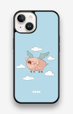 iPhone 14 Hard Case – Dreamy Pig - View 1