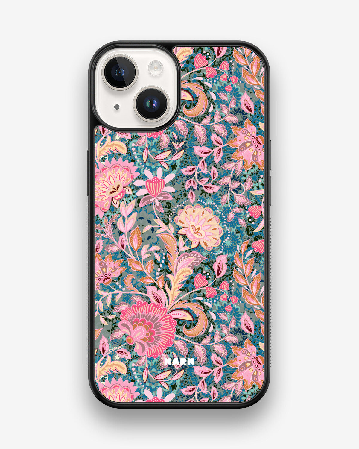 iPhone 14 Hard Case – Fantasy Flowers - View 1