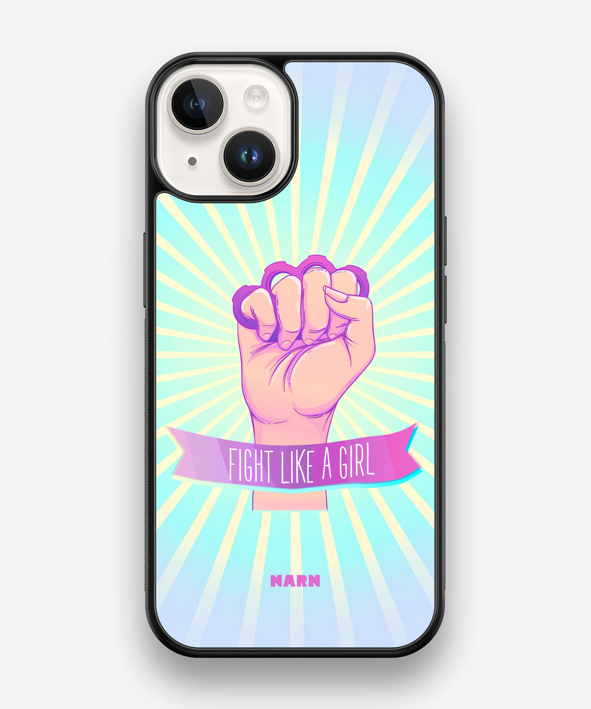 iPhone 14 Hard Case – Fight Like A Girl - View 1