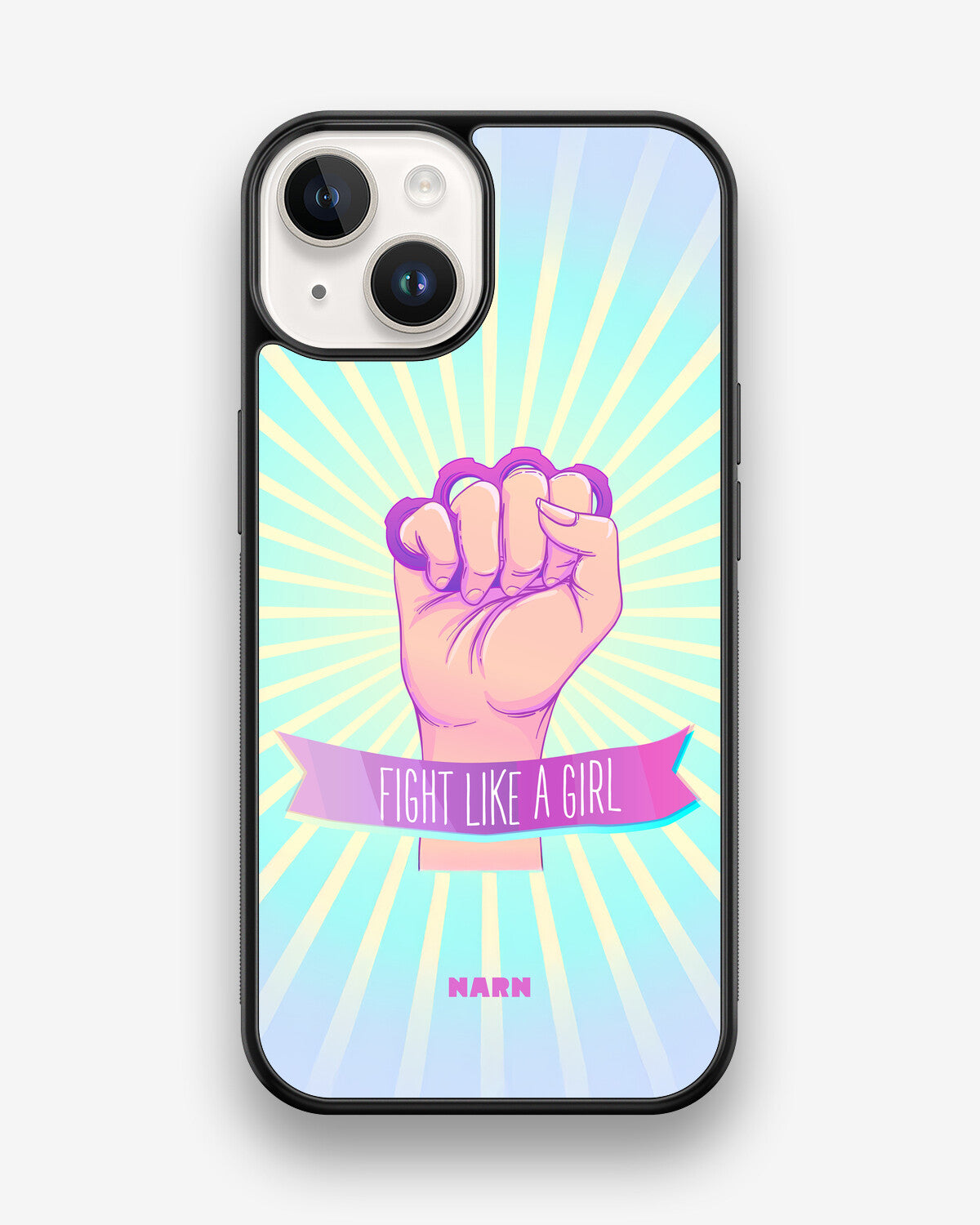 iPhone 14 Hard Case – Fight Like A Girl - View 1