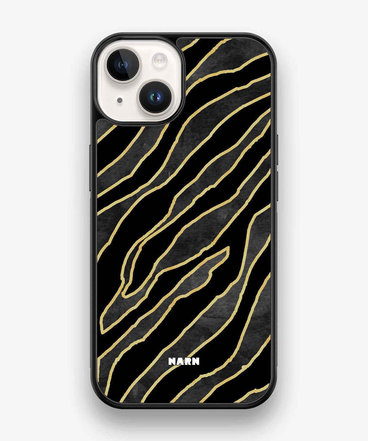 iPhone 14 Hard Case – Golden Zebra - View 1
