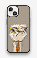 iPhone 14 Hard Case – Hipster Ostrich - View 1