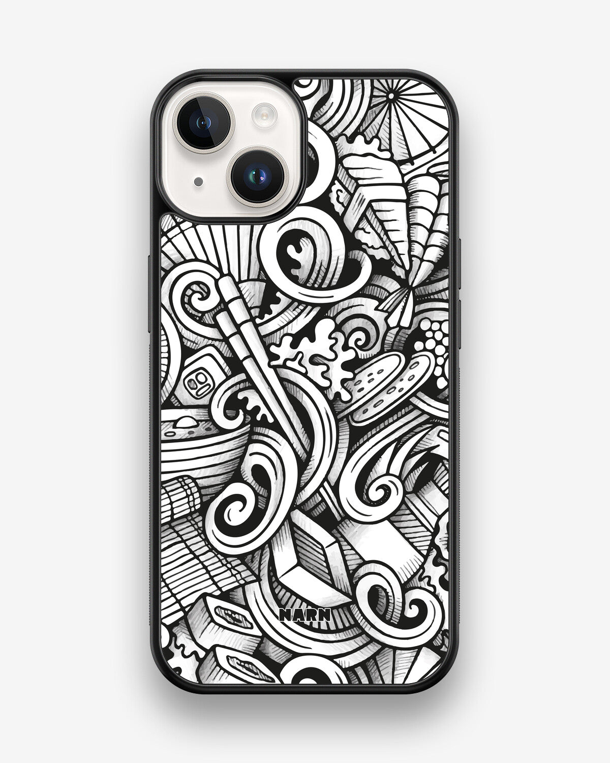 iPhone 14 Hard Case – Japanese Pattern - View 1