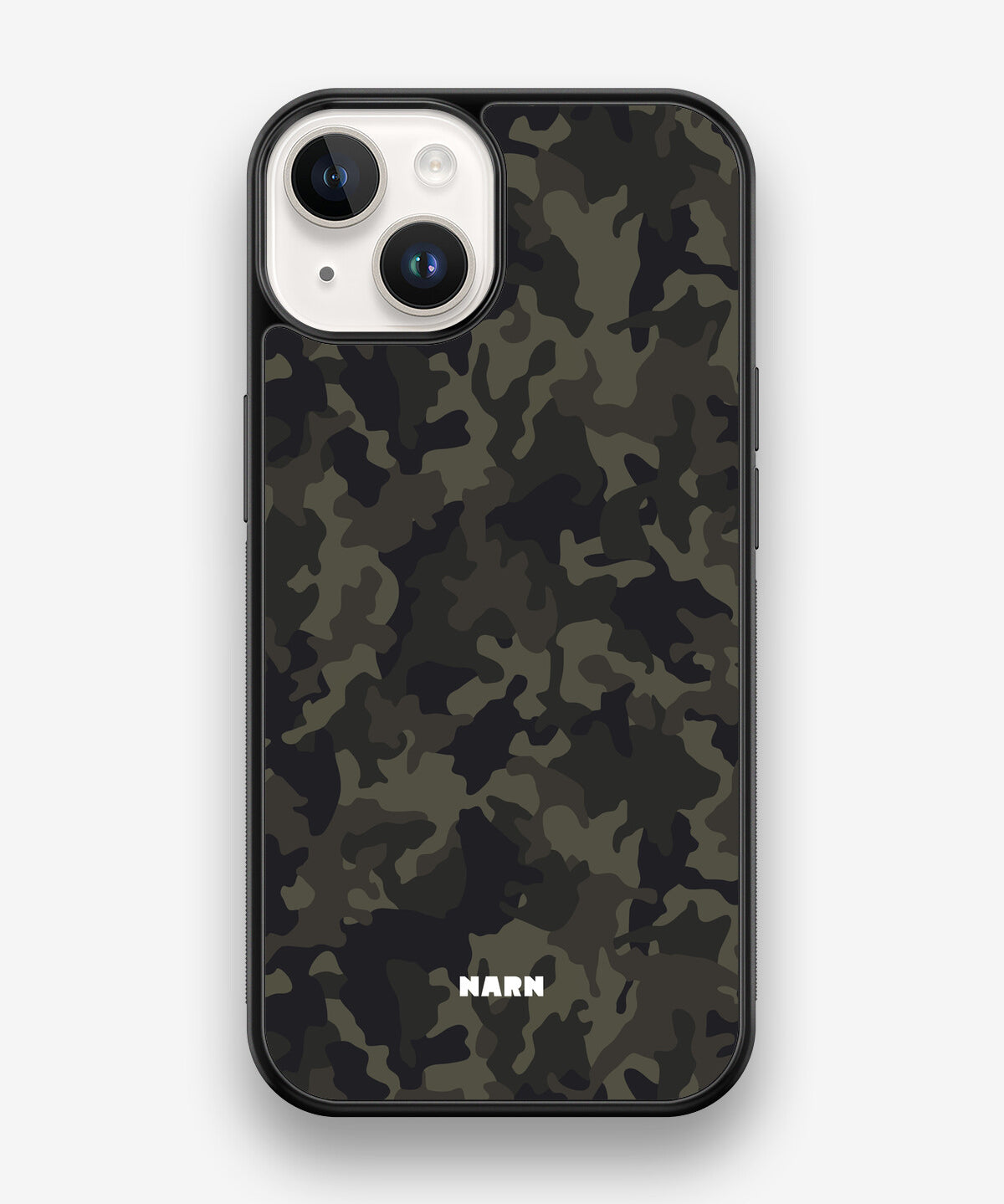 iPhone 14 Hard Case – Jungle Green Camo - View 1