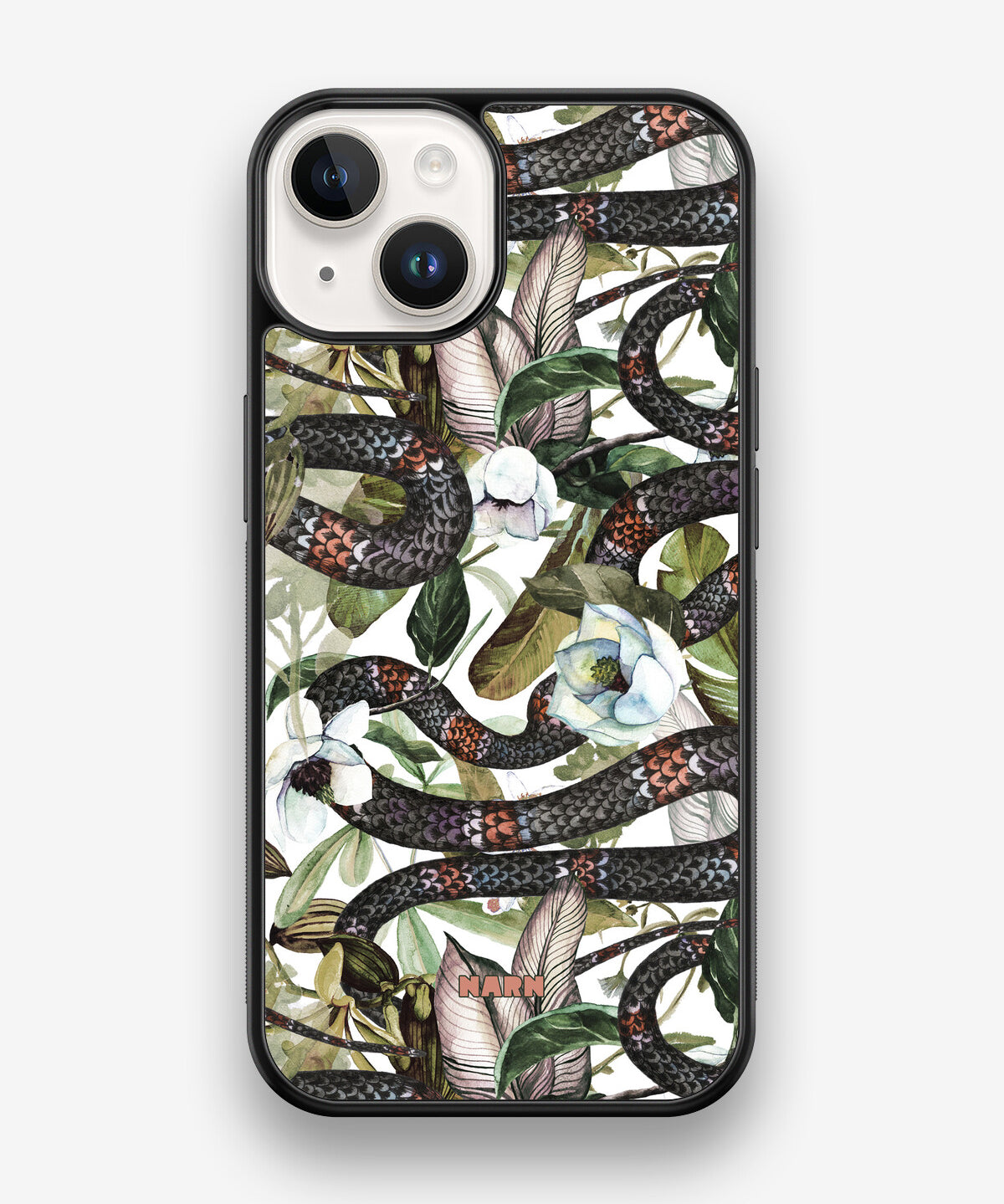iPhone 14 Hard Case – Jungle Snake - View 1