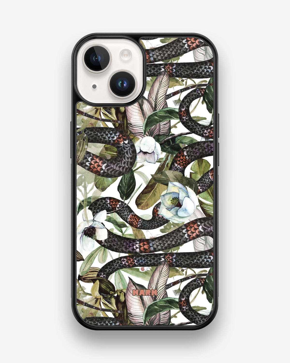 iPhone 14 Hard Case – Jungle Snake - View 1