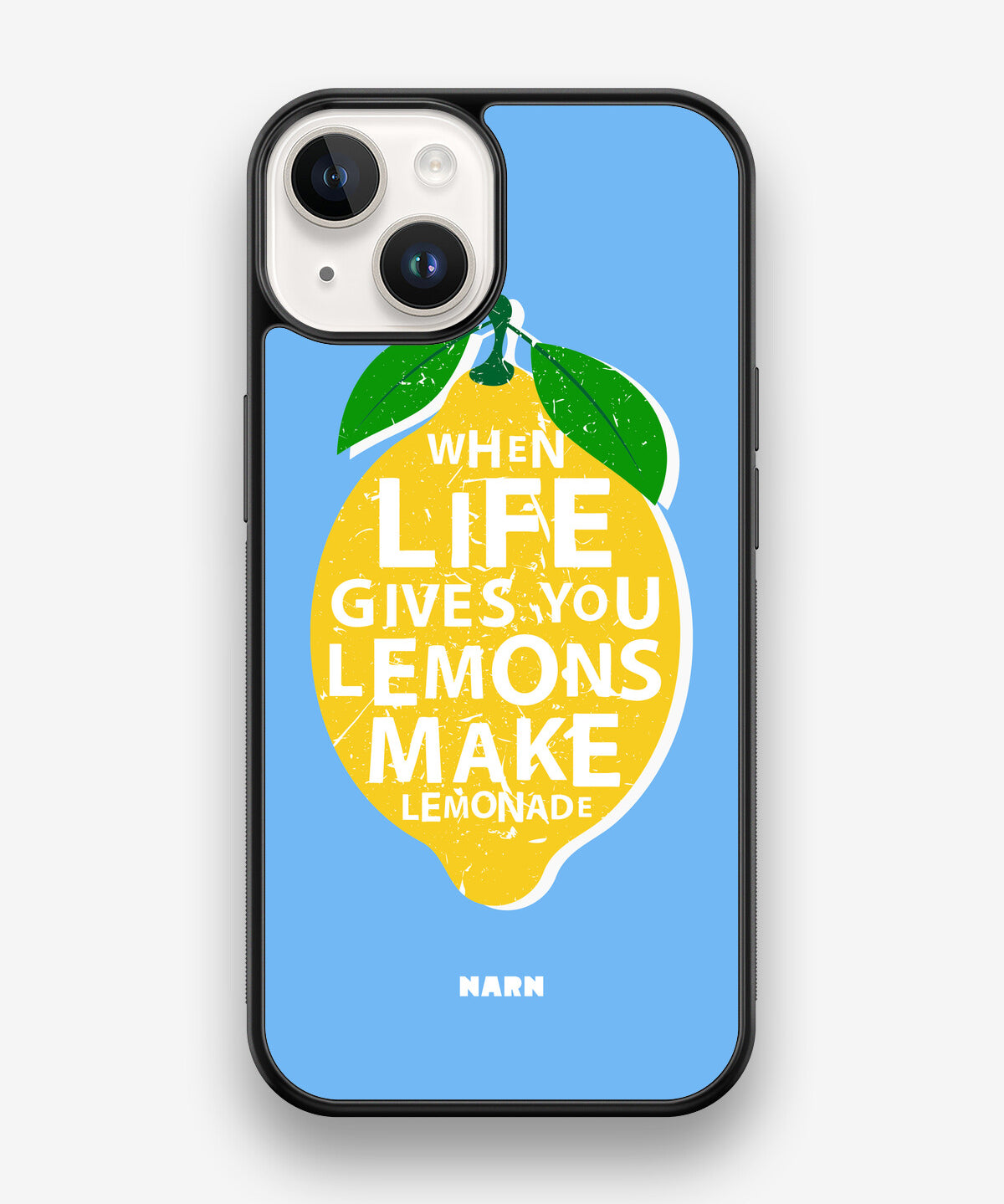 iPhone 14 Hard Case – Lemon Quote - View 1