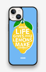 iPhone 14 Hard Case – Lemon Quote - View 1