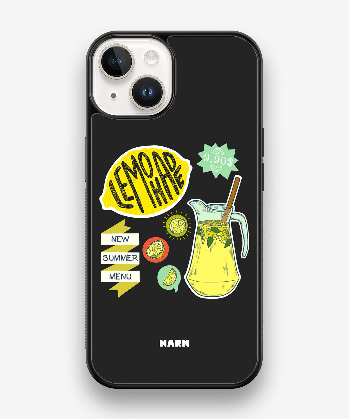 iPhone 14 Hard Case – Lemon Summer - View 1