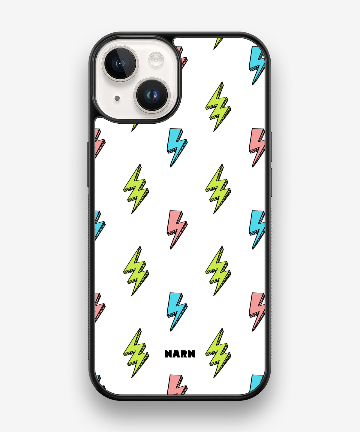 iPhone 14 Hard Case – Lightning Bolts - View 1