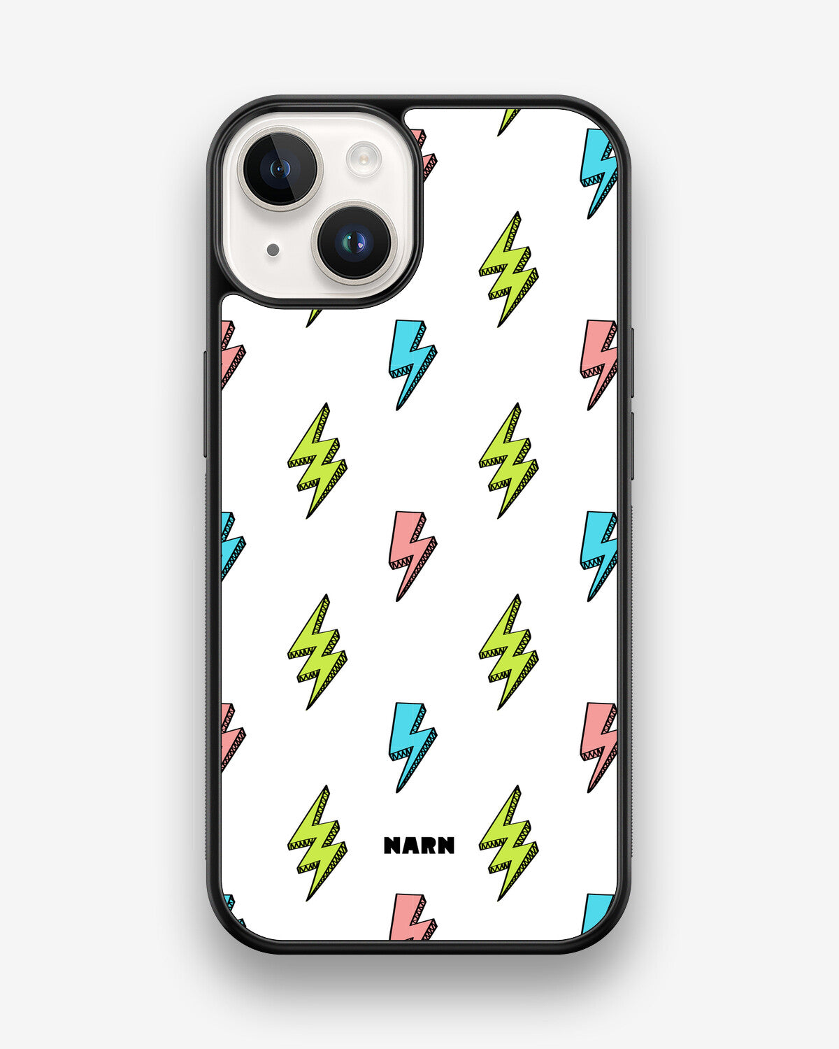 iPhone 14 Hard Case – Lightning Bolts - View 1