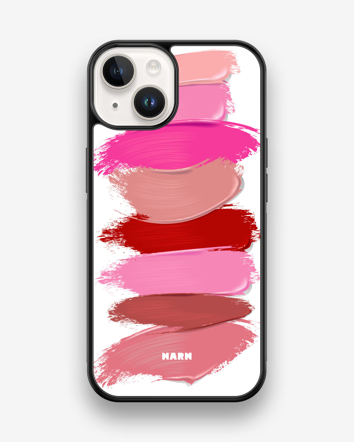 iPhone 14 Hard Case – Lipstick Smears - View 1