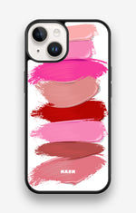 iPhone 14 Hard Case – Lipstick Smears - View 1