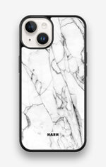 iPhone 14 Hard Case – Milky Marble - View 1