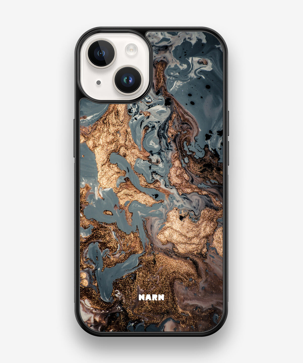 iPhone 14 Hard Case – Molten Gold - View 1