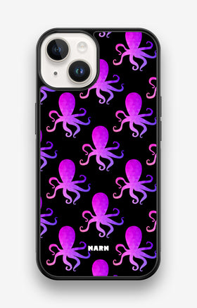 iPhone 14 Hard Case – Octopus Pattern - View 1