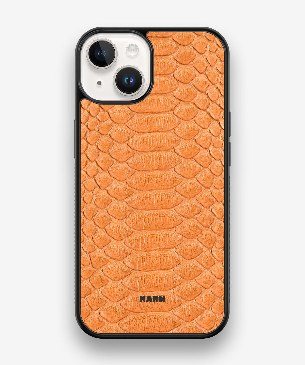 iPhone 14 Hard Case – Orange Snake - View 1