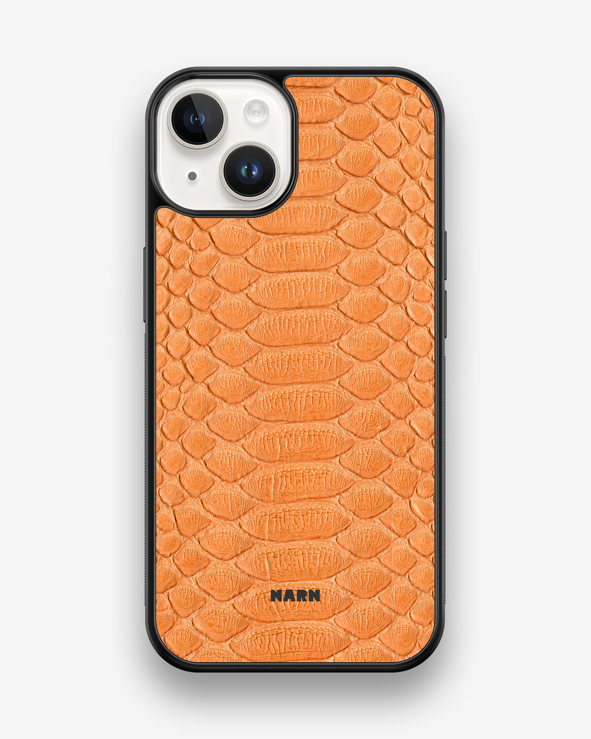 iPhone 14 Hard Case – Orange Snake - View 1