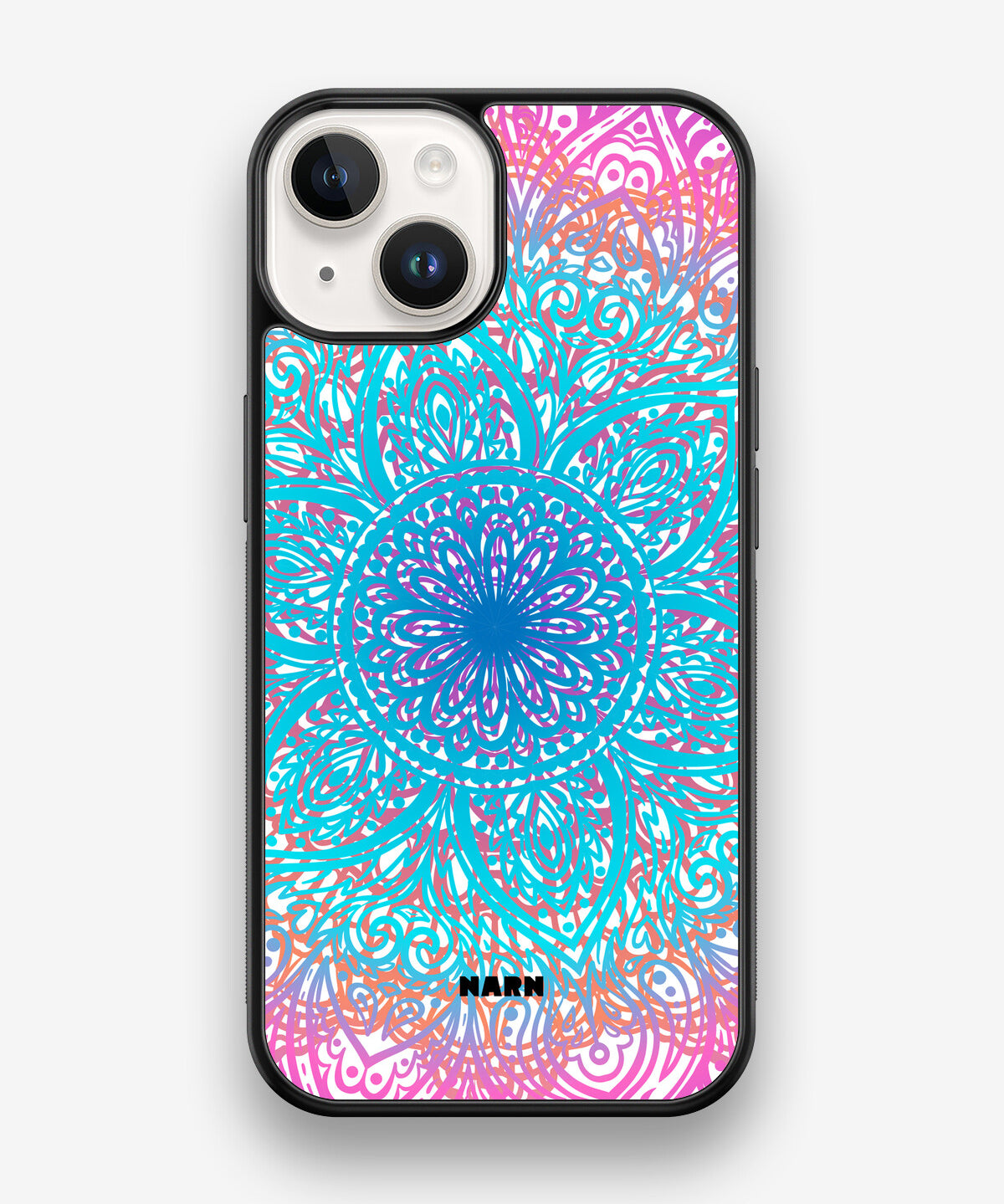 iPhone 14 Hard Case – Pastel Mandala - View 1