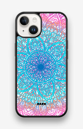 iPhone 14 Hard Case – Pastel Mandala - View 1