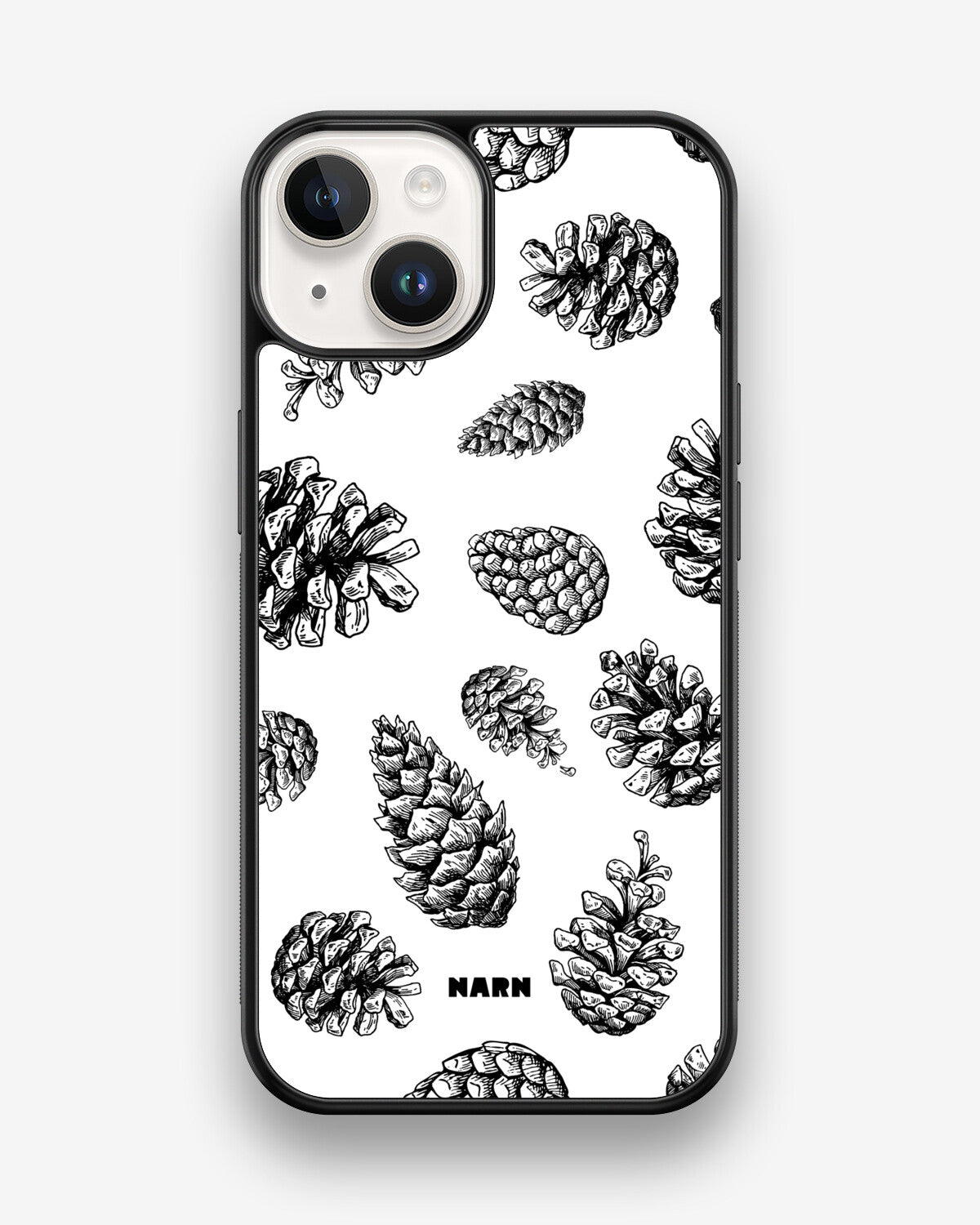 iPhone 14 Hard Case – Pine Cones - View 1