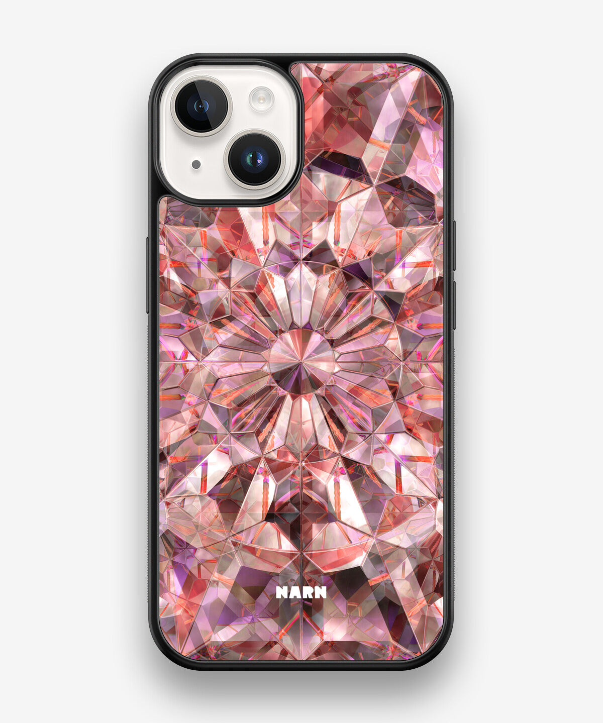 iPhone 14 Hard Case – Pink Crystals - View 1