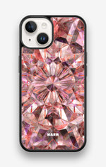iPhone 14 Hard Case – Pink Crystals - View 1