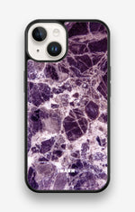 iPhone 14 Hard Case – Purple Marble - View 1