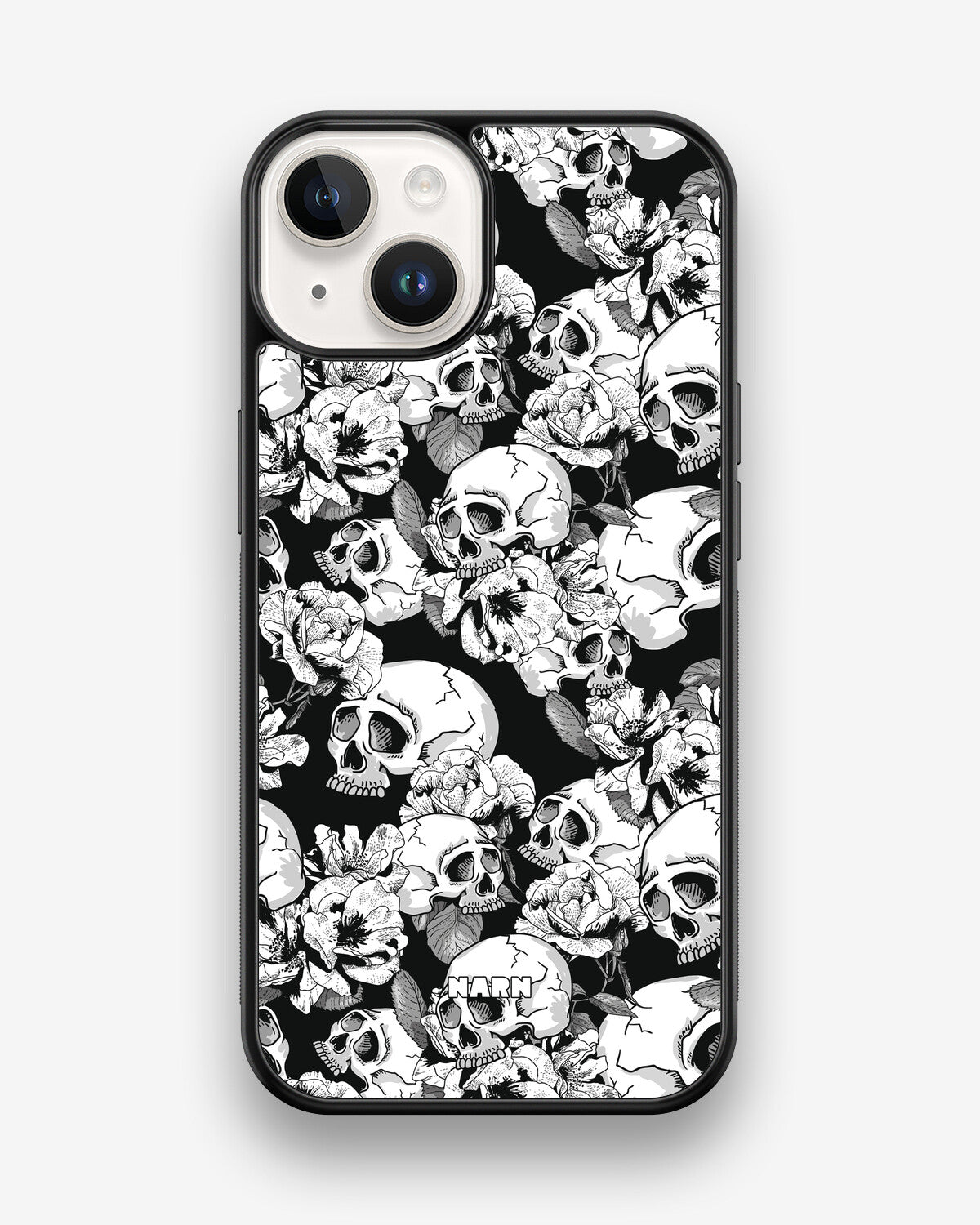 iPhone 14 Hard Case – Skull Garden - View 1