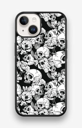 iPhone 14 Hard Case – Skull Garden - View 1