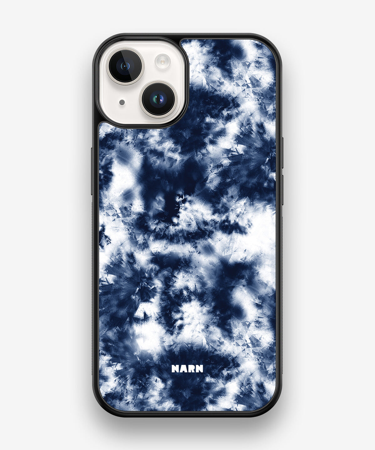 iPhone 14 Hard Case – Tie Dye Blue - View 1