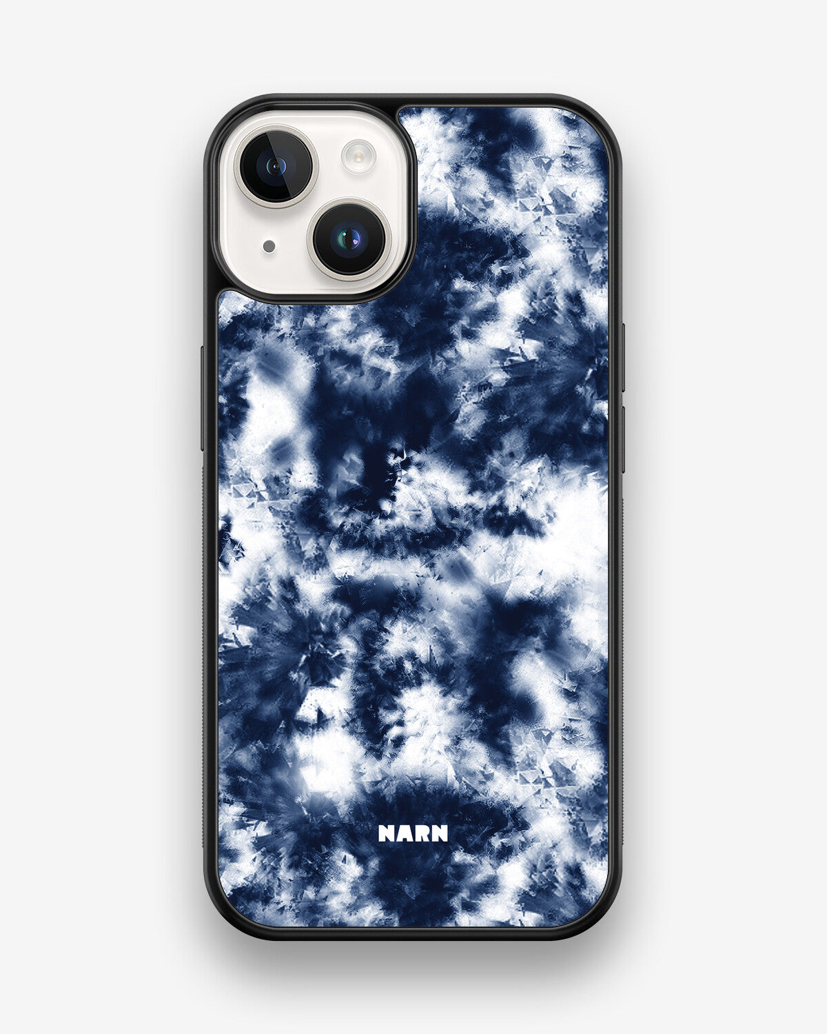 iPhone 14 Hard Case – Tie Dye Blue - View 1