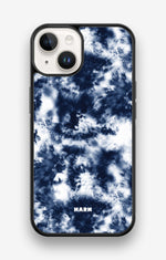 iPhone 14 Hard Case – Tie Dye Blue - View 1
