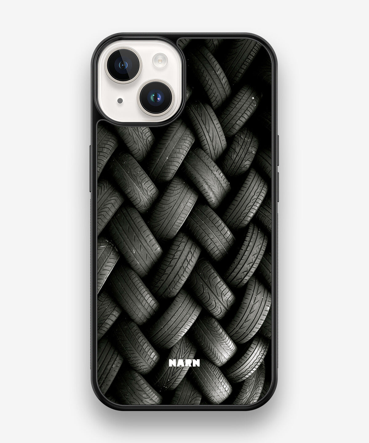 iPhone 14 Hard Case – Tires Wall - View 1