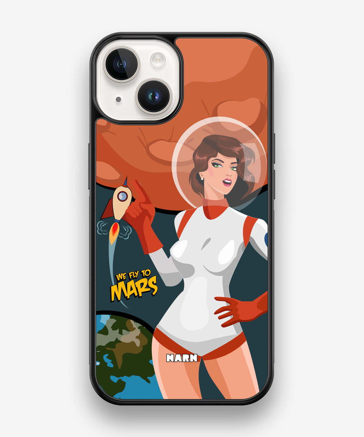 iPhone 14 Hard Case – We Fly To Mars - View 1