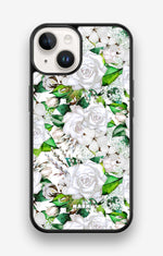 iPhone 14 Hard Case – White Bloom - View 1
