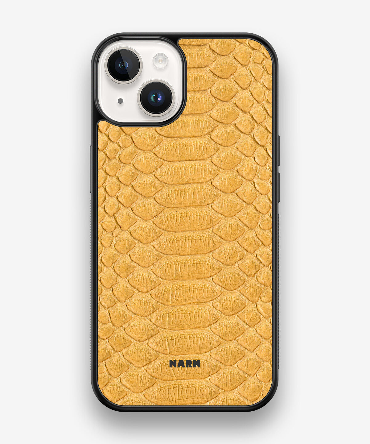 iPhone 14 Hard Case – Yellow Snake - View 1
