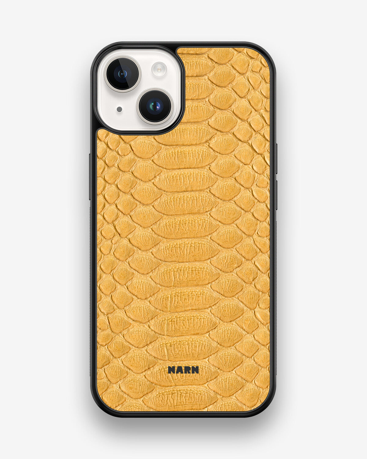 iPhone 14 Hard Case – Yellow Snake - View 1