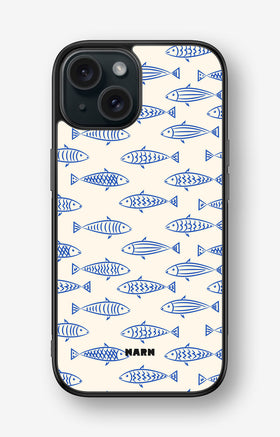 iPhone 15 Hard Case – Blue Catch - View 1
