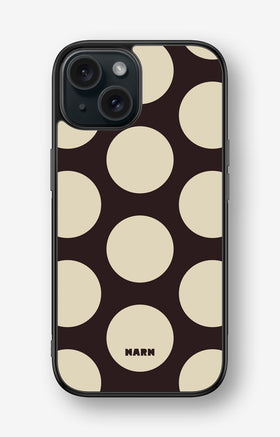iPhone 15 Hard Case – Bold Dots - View 1